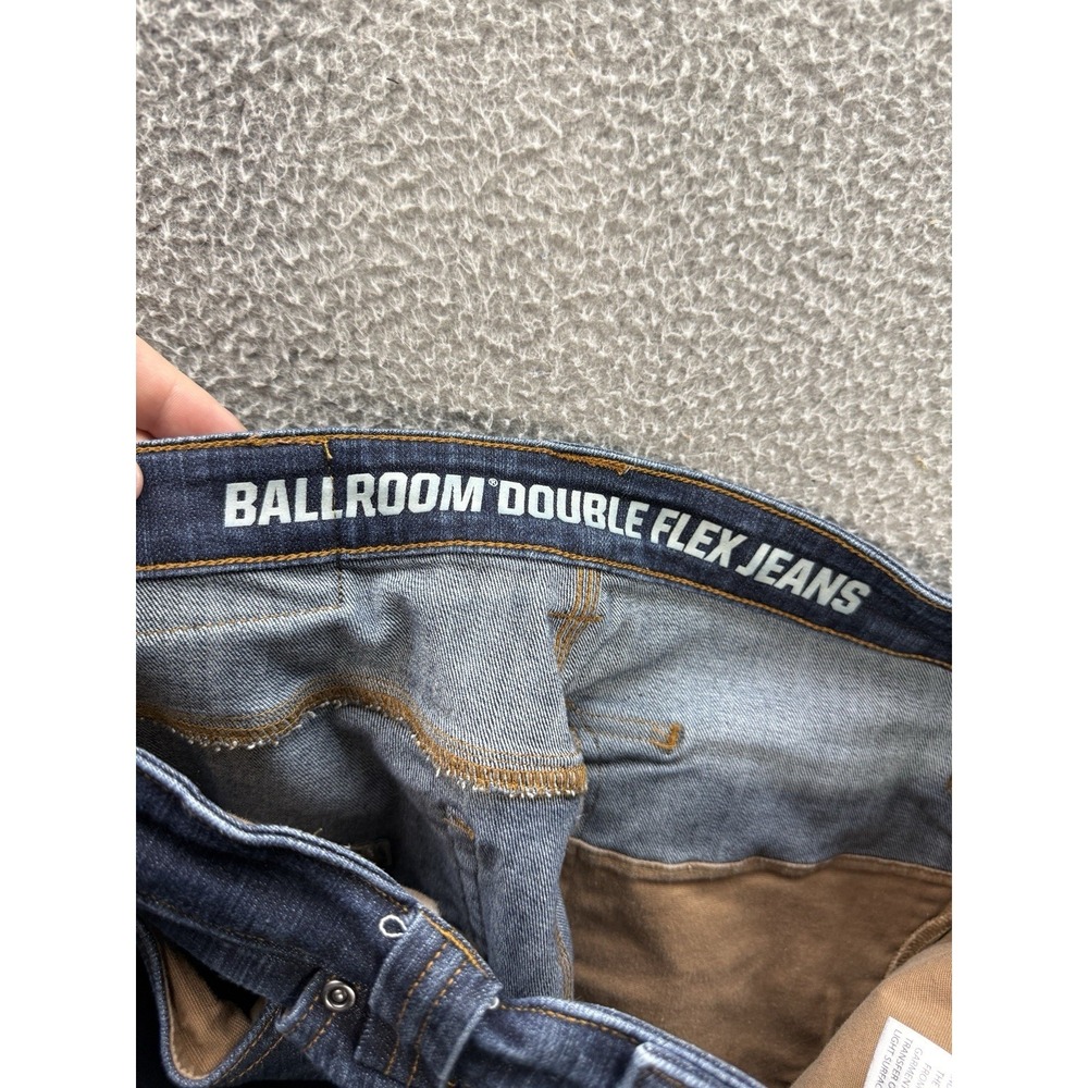 Duluth Trading Co Jeans Mens 34x30 Blue Ballroom Double Flex Workwear Chore Barn - Picture 8 of 10